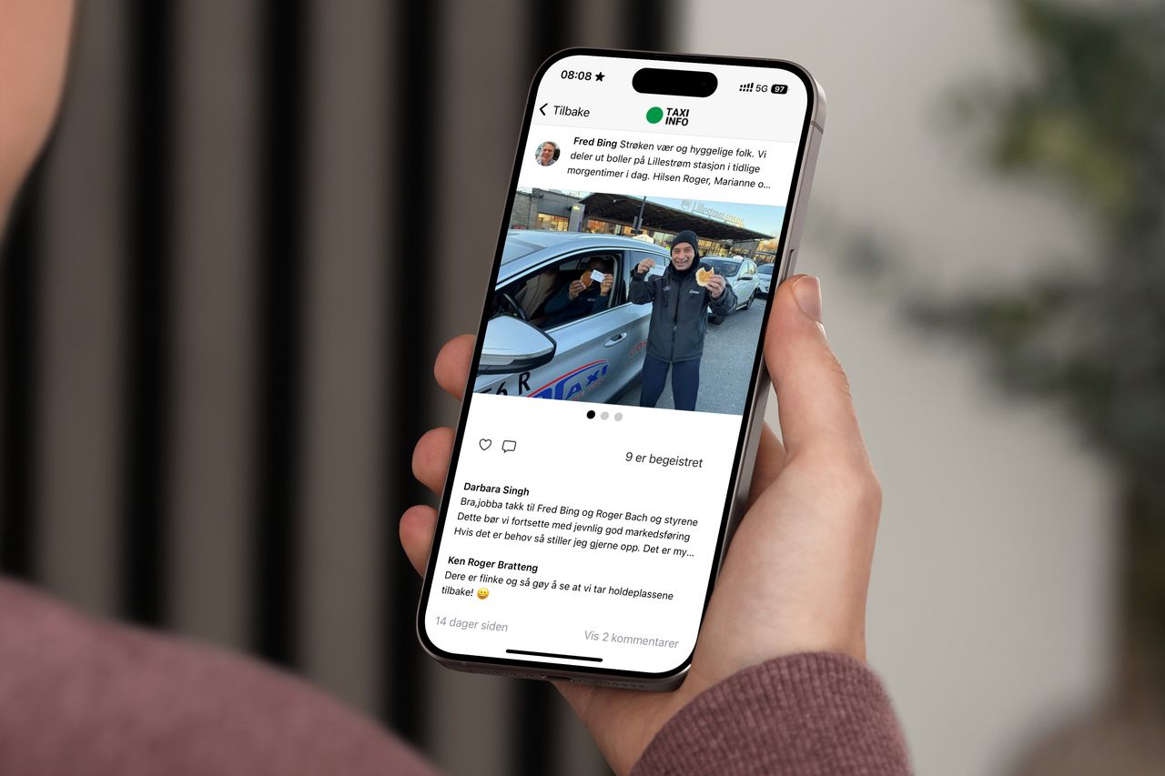 Infohub taxi app feed